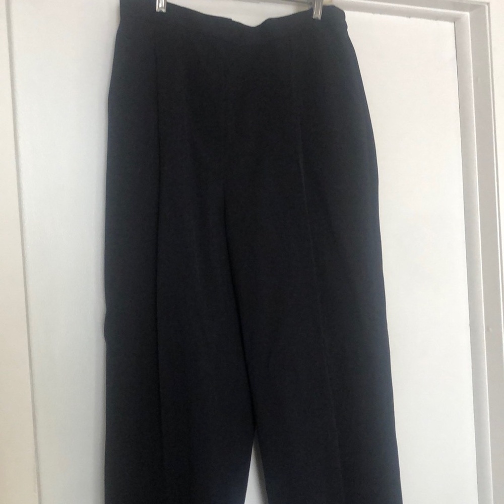 Rena Rowan 18w black pants. Wide leg stretch waist